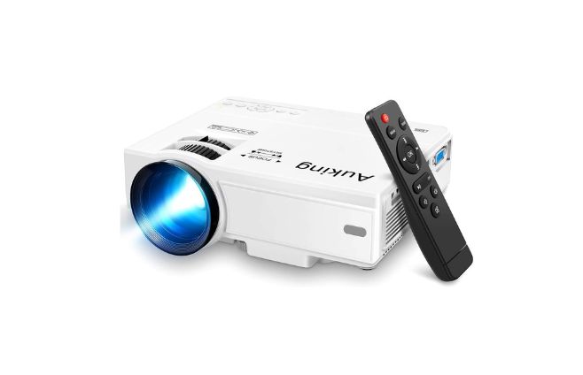 How to connect iphone to auking mini projector.